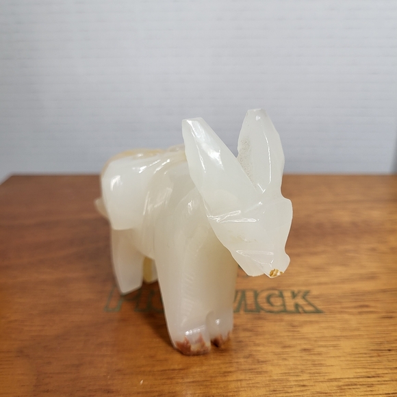 Vintage Carved Stone Onyx Donkey Burro - Picture 8 of 14